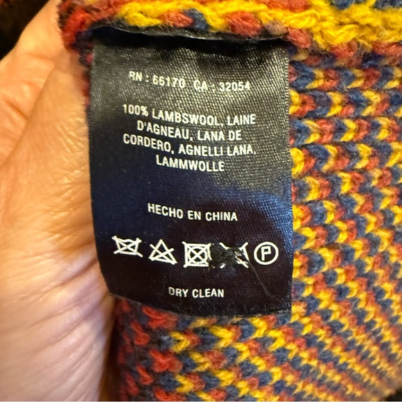 Anthropologie Sparrow Lonestar Navajo Lambswool Cardigan sz S - Picture 8 of 11